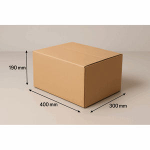 2-wellige Faltkartons 400x300x190mm
