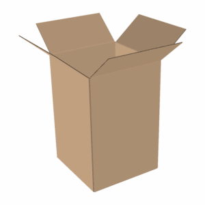 2-wellige Faltkartons 400x400x600 mm (Außenmaß) I Europalettenkartons