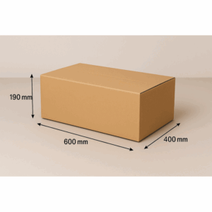 2-wellige Faltkartons 600x400x190mm