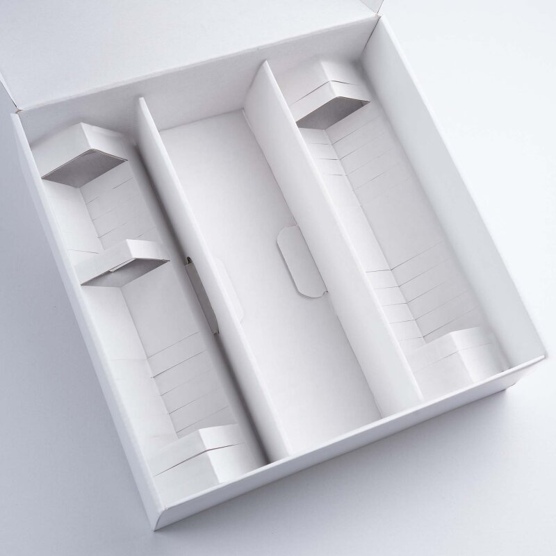 Geschenkbox Weiß - stabile & nachhaltige Verpackungslösung aus Wellpappe