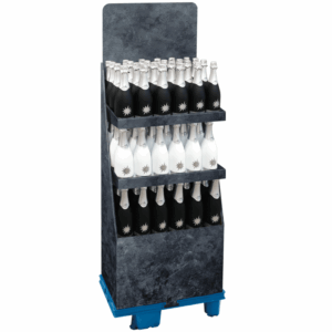 Manteldisplay Schiefer - stabile & nachhaltige Verpackungslösung aus Wellpappe