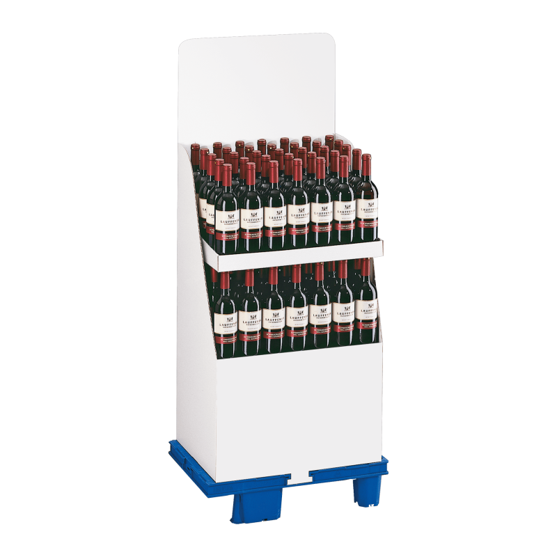 Manteldisplay Weiß - stabile & nachhaltige Verpackungslösung aus Wellpappe