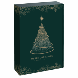 Präsentkarton Christmas Tree - stabile & nachhaltige Verpackungslösung aus Wellpappe