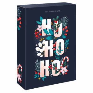 Präsentkarton Hohoho - stabile & nachhaltige Verpackungslösung aus Wellpappe