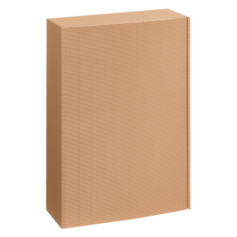 Präsentkarton Natura - stabile & nachhaltige Verpackungslösung aus Wellpappe