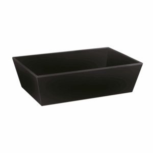 Präsentkorb Ecoline Schwarz - stabile & nachhaltige Verpackungslösung aus Wellpappe